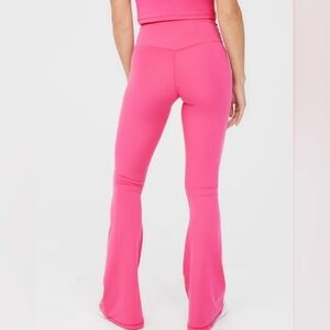 DISCONTINUED hot pink aerie flare crossover leggings!